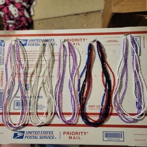 Colorful Beaded Necklace Set